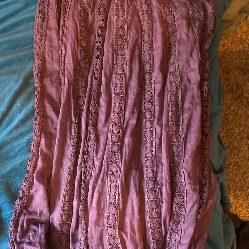 FP one purple floor length skirt - Picture 4 of 4